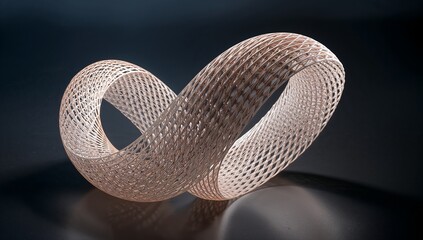 A mesmerizing sculpture of optical illusion