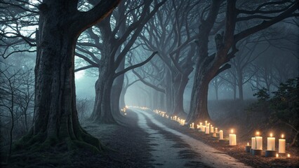 morning in the forest