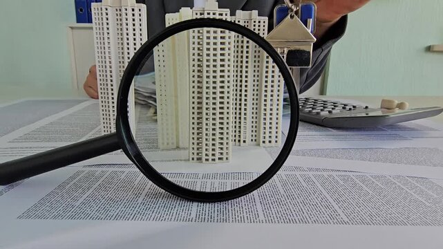 Exploring architectural design with 3D models and detailed plans at the office