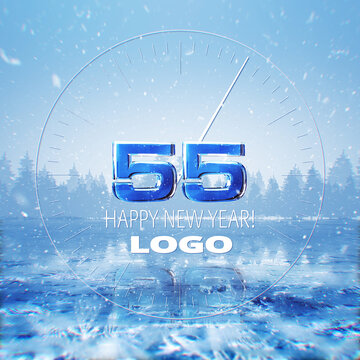 Frozen Countdown Logo Square Opener