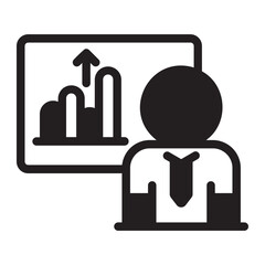 presentation glyph icon