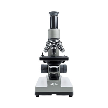 microscope isolated on white background
