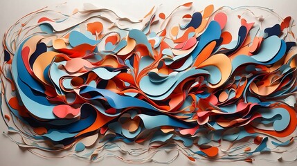 A mesmerizingly surreal geometric pattern