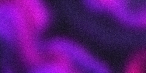 Abstract gradient background showing purple and magenta color blending with grainy noise texture, creating a luminous dark pattern