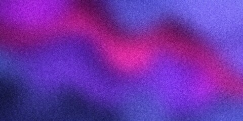 Vibrant grainy texture background with magenta and purple color gradient creating abstract digital noise effect