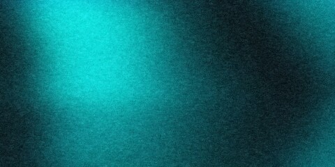 Teal blue glitter gradient texture with sparkling abstract background providing glowing dark light effect
