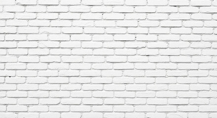 Clean and minimalist white brick wall background, showcasing a simple yet textured surface, isolated on white background