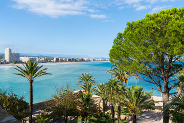 Obraz premium View from the old town, Peniscola, Castellon, Spain