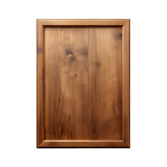 wooden door isolated on white
