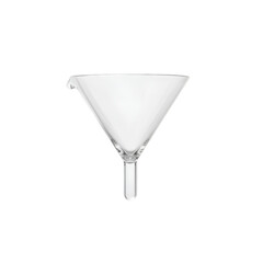 empty martini glass isolated