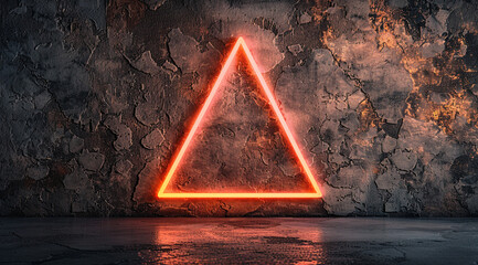 burning fire sign on black background