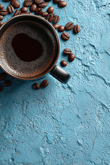 Fresh roasted coffee beans &mdash; caffeine energy concept