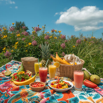 breakfast on the beach