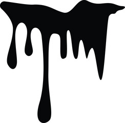 black and white paint splashes