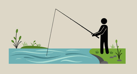 Fishing vector illustration, #25