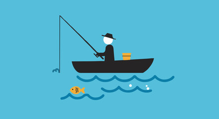 Fishing vector illustration, #24