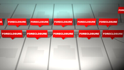 A Generic Residential Real Estate Interface Animation - Foreclosure