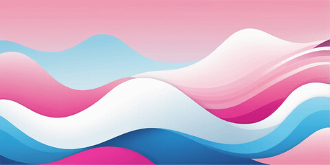 Abstract colorful wave vector illustration design for a business web banner template