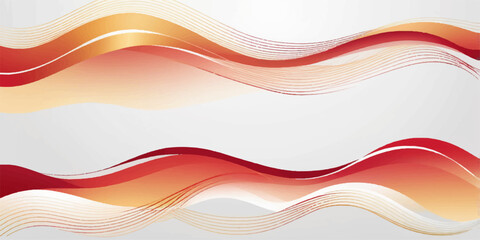 Abstract colorful background with flowing wave lines, a modern vector design illustration for web banner template