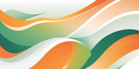 Abstract colorful wave vector illustration background with curve lines, a rainbow pattern, and summer light concept design