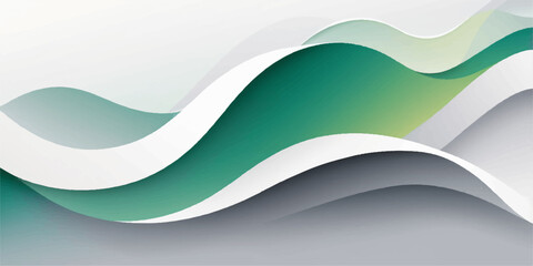 Abstract colorful wave pattern vector illustration for web banner and business template design