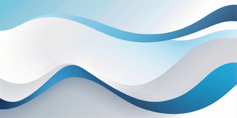 Abstract flowing blue wave vector design with dynamic light pattern and texture background