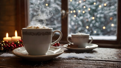 of coffee with cinnamon