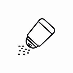 salt shaker icon sign vector