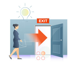 Lay Off - Loss of Job - Budget cut on Research Project - Illustration