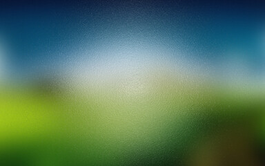 Abstract blurred nature landscape with soft focus effect