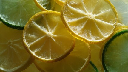 Slices of sunlit citrus twirl in a symphony of zesty aroma, ideal for National Lemonade Day or Citrus Festival