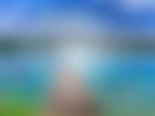 Abstract frosted glass background with sky colors gradient