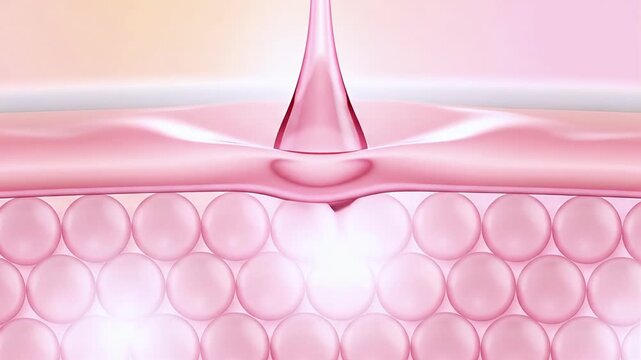 Sunscreen Cream or serum drop, Ultraviolet shield reflect UV sun light, Sunburn, skin cells, aging, sunblock lotion, SPF Ultraviolet Rays protection, Advertisements for cosmetics, collagen, 3d render