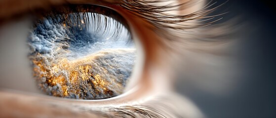 Cosmic Reflection in a Human Eye