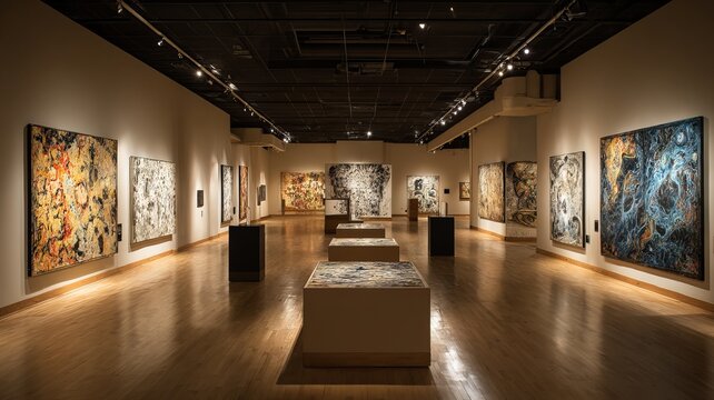 Discover contemporary art at an exclusive gallery exhibition with stunning abstract paintings and modern sculpture displays for cultural enrichment