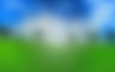 Blurred green and blue abstract background texture