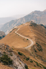 Moldo-Ashuu pass district of Son-Kul Region in western Kyrgyzstan