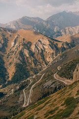 Moldo-Ashuu pass district of Son-Kul Region in western Kyrgyzstan