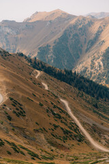 Moldo-Ashuu pass district of Son-Kul Region in western Kyrgyzstan