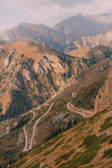 Moldo-Ashuu pass district of Son-Kul Region in western Kyrgyzstan