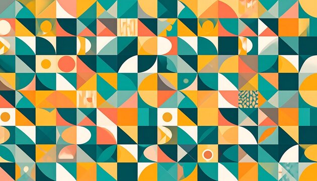 Vibrant geometric pattern (1)