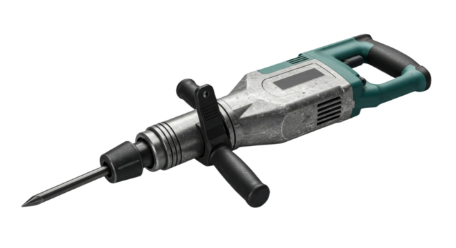 hammer drill perforator isolated, rotary hammer PNG 