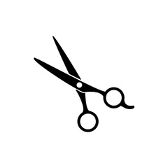 Black scissor icon