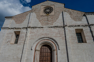 The Church of San Francesco is a religious building located in Gubbio, built in the second half of the 13th century. The exterior retains its Gothic apse, and the bell tower stands next to it.