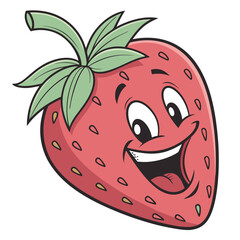 strawberry cartoon illustration