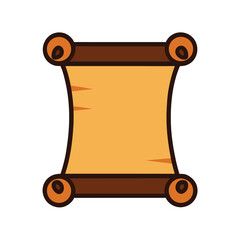 antique scroll frame vector in vintage style