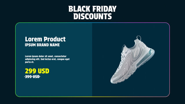 Black Friday Sale Promo Animation Template