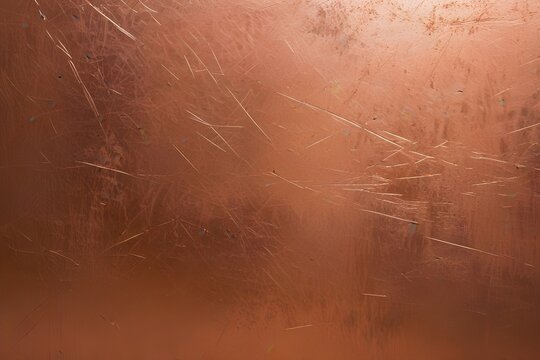 abstract distressed and old and vintage copper or golden background with rays, gold, copper, empty and blank background, scars