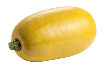 Naklejka na ściany i meble A whole, ripe spaghetti squash, pale yellow with subtle marbling, isolated on a transparent background. background removed