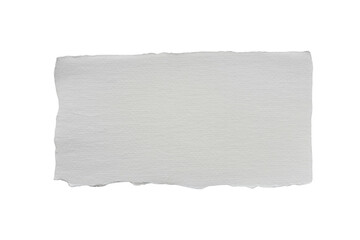Obraz premium A piece of torn white paper with a rough edge, isolated on a transparent background. background removed